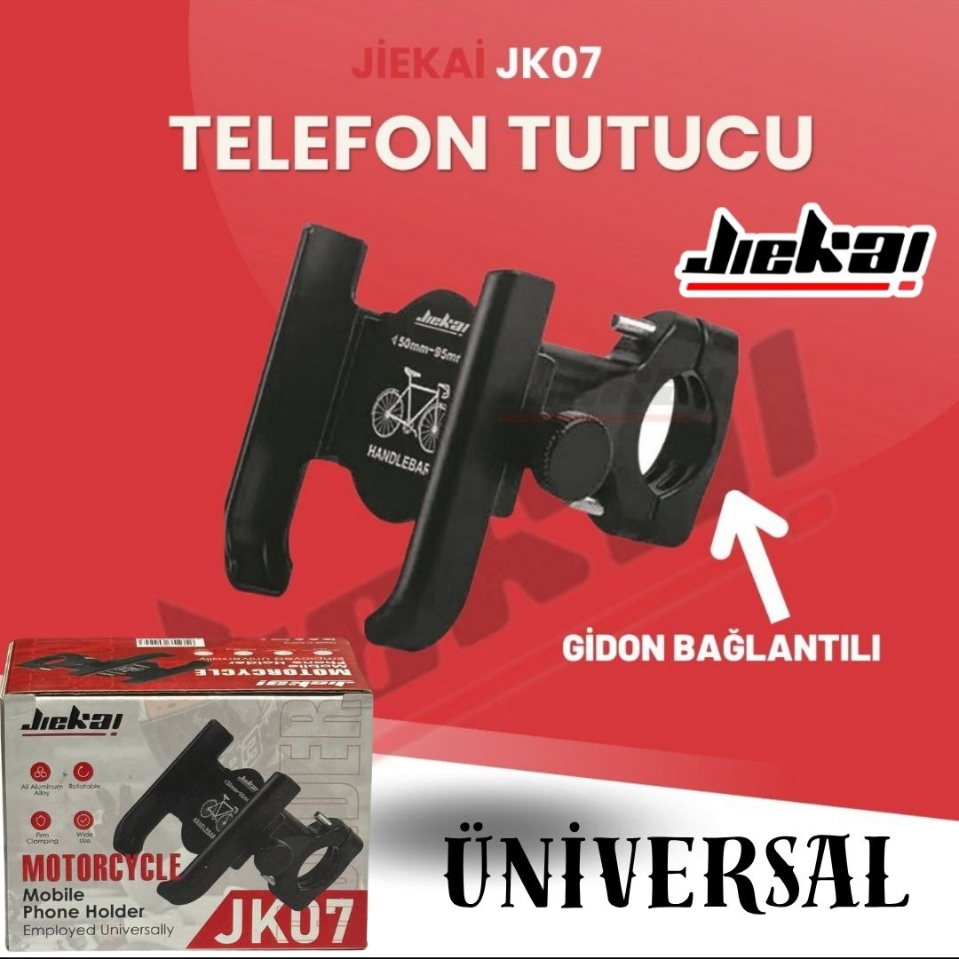 JİEKAİ JK-07 MOTOSİKLET TELEFON TUTUCU * GİDON* BAĞLANTILI